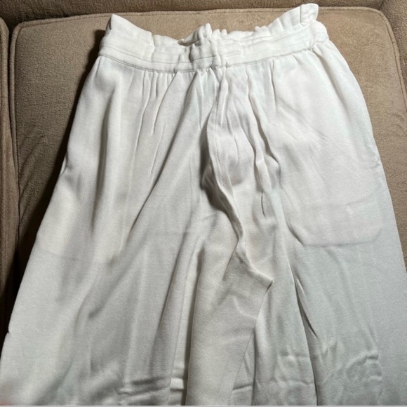 NWT Lunya Cozy cotton silk relaxed ankle pant sincere white size XS S - Picture 4 of 6